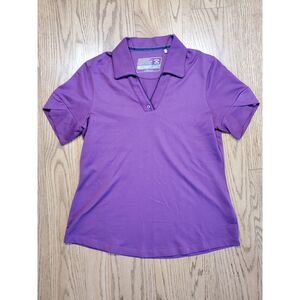 Cutter & Buck Womens S Golf Shirt Short Sleeve CBDryTecLuxe Nanotex Fabric EUC